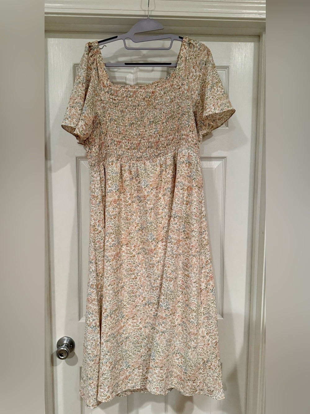 Floral print dress